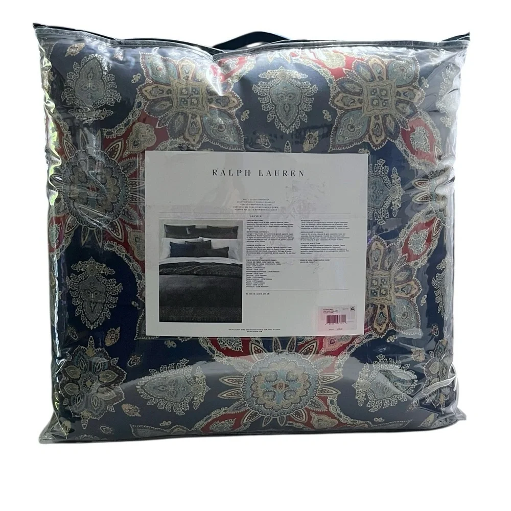 NWT Ralph Lauren Archer Foulard Full / Queen Comforter